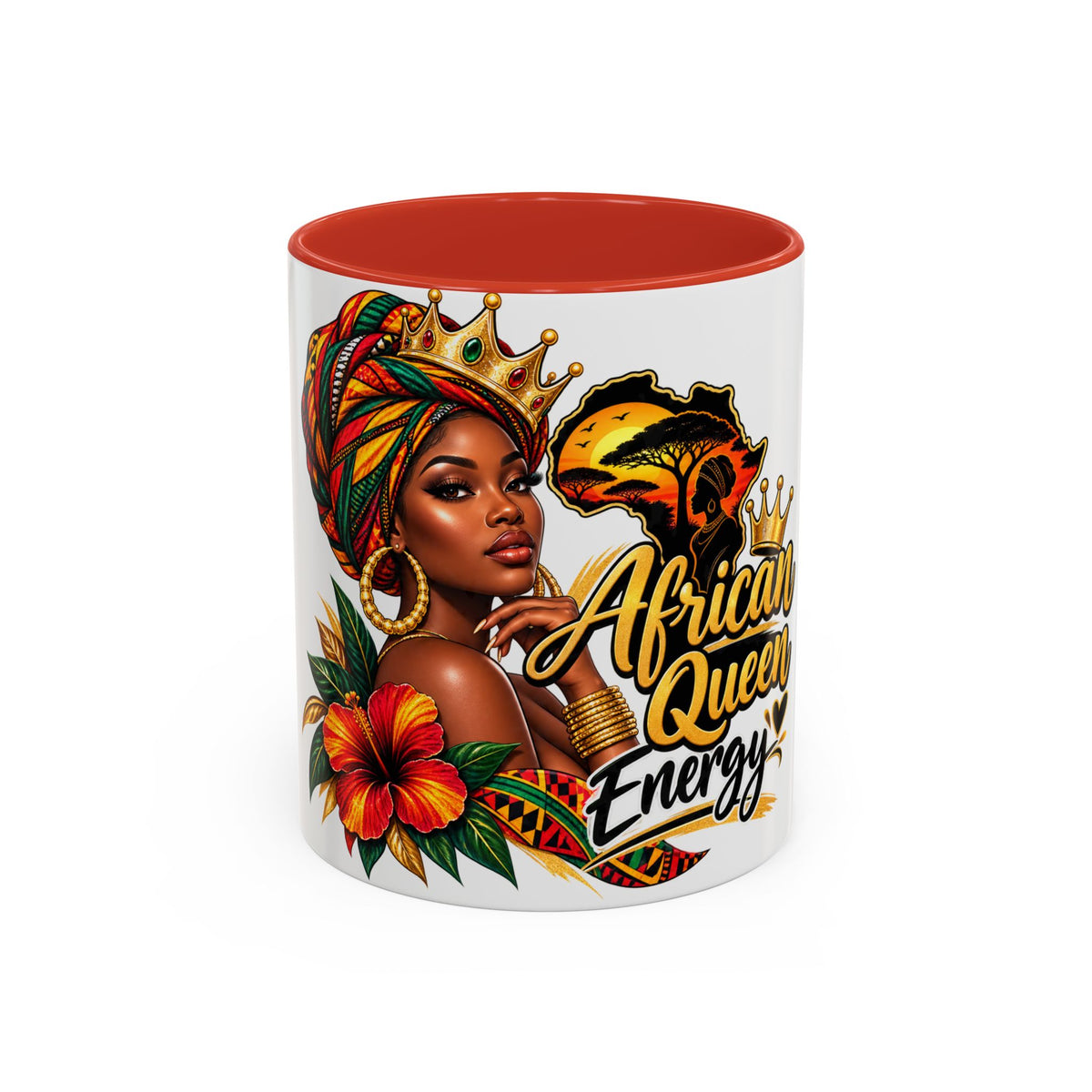 African Queen Energy Accent Coffee Mug – 11/15oz