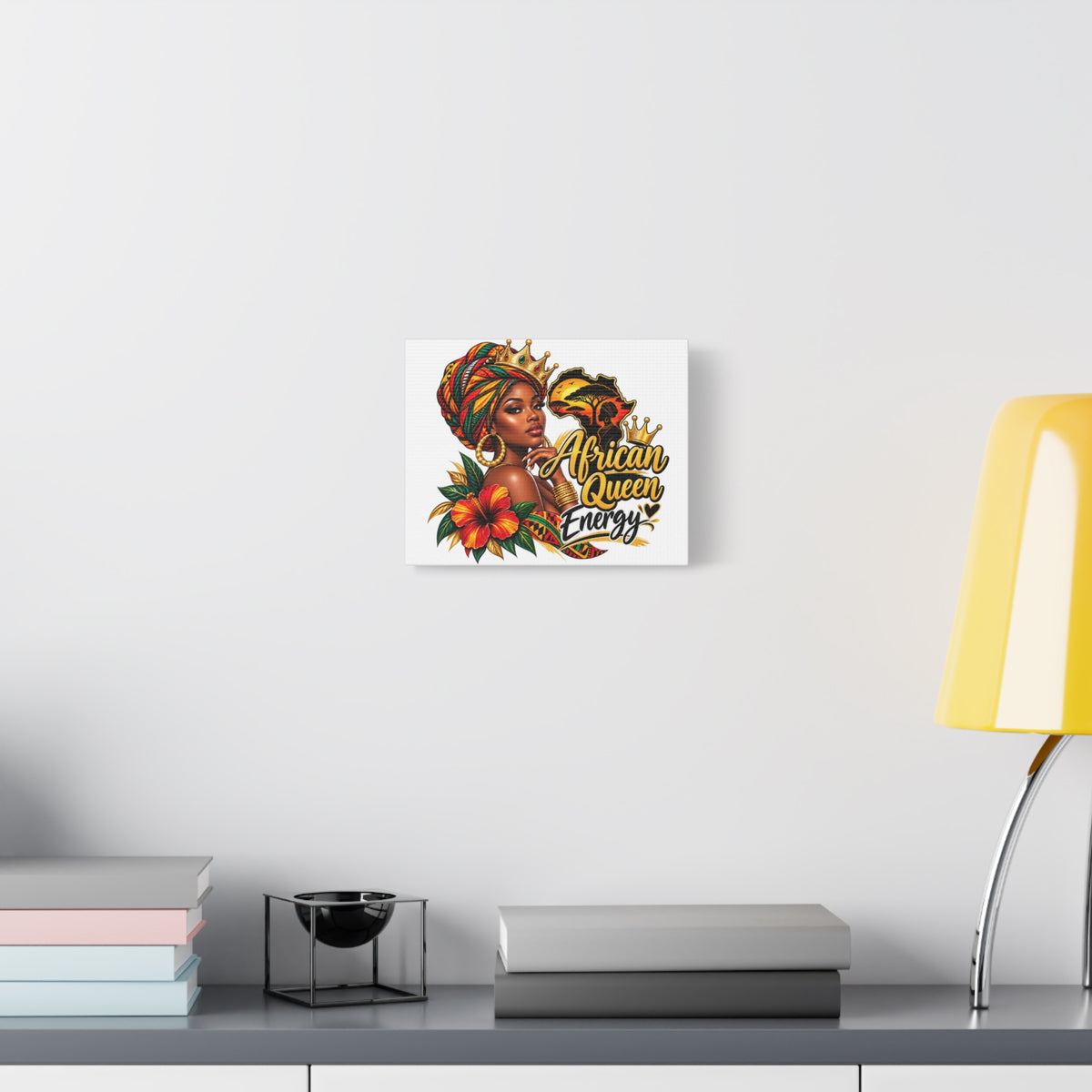 African Queen Energy Matte Canvas Wall Art