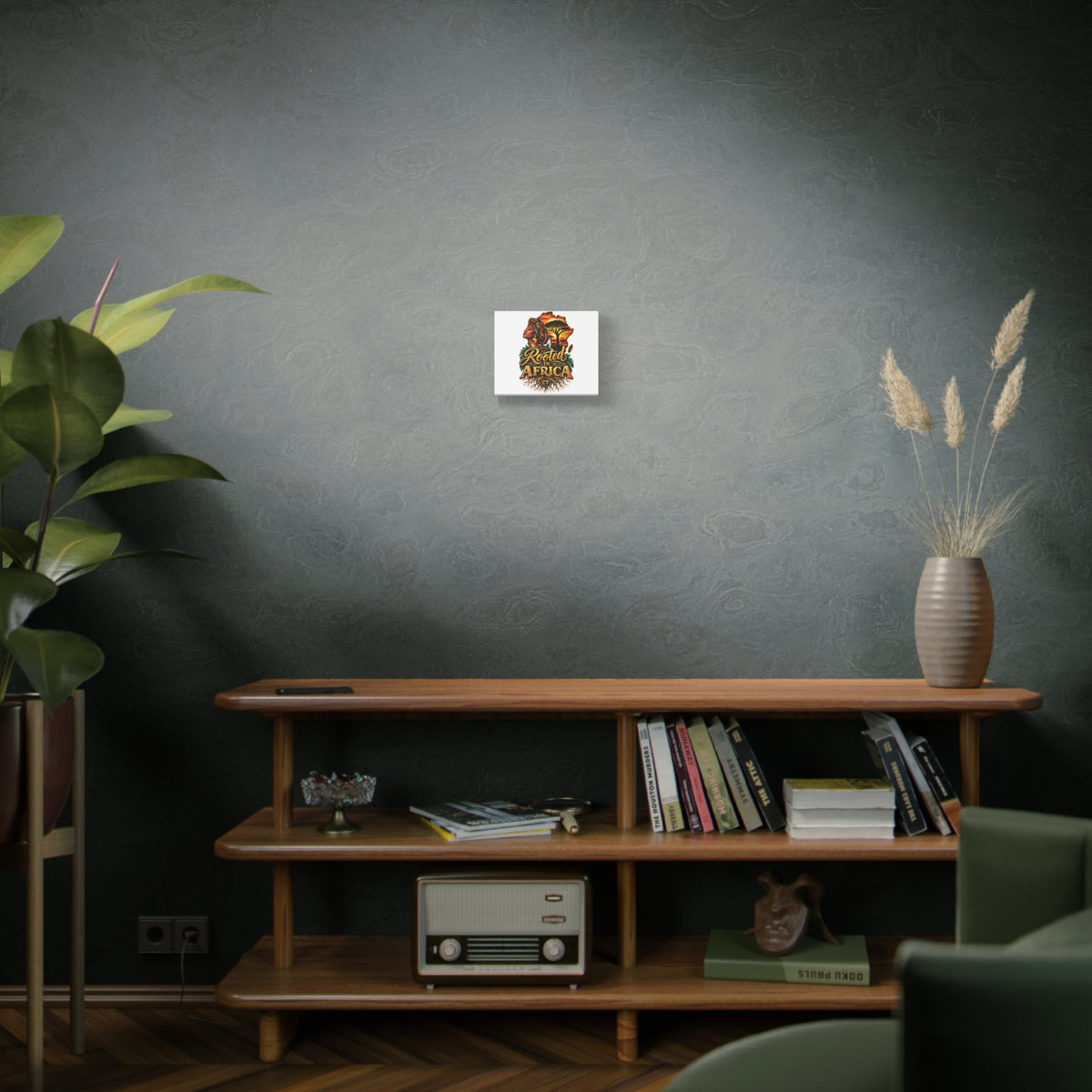 Rooted in Africa Matte Canvas Wall Art — Afrocentric Stretched Canvas