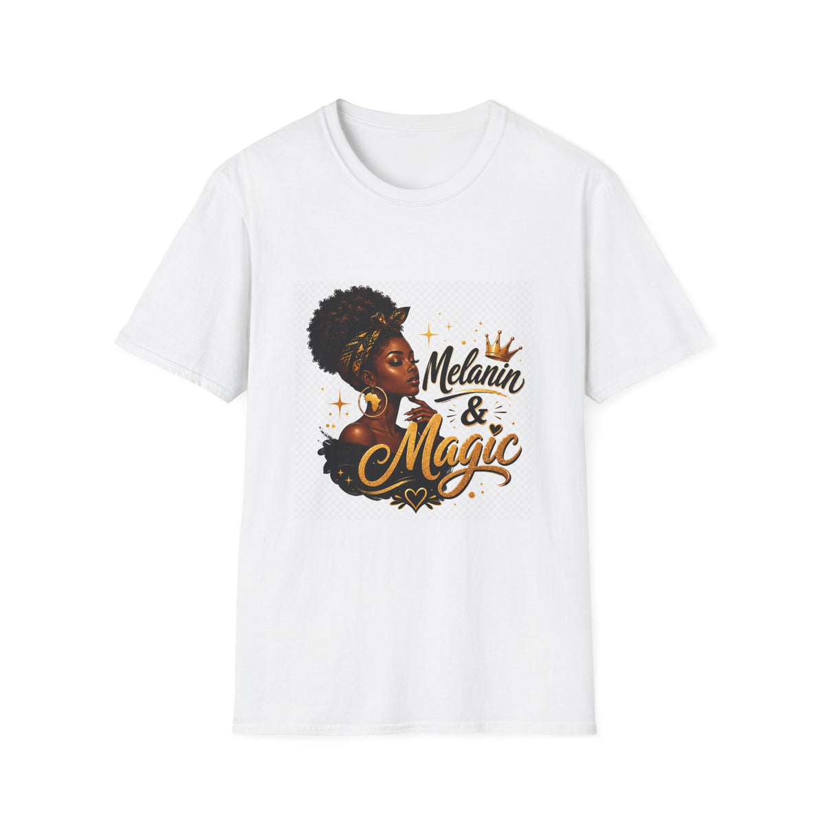 Melanin & Magic T-Shirt — Afrocentric Pride Graphic Tee