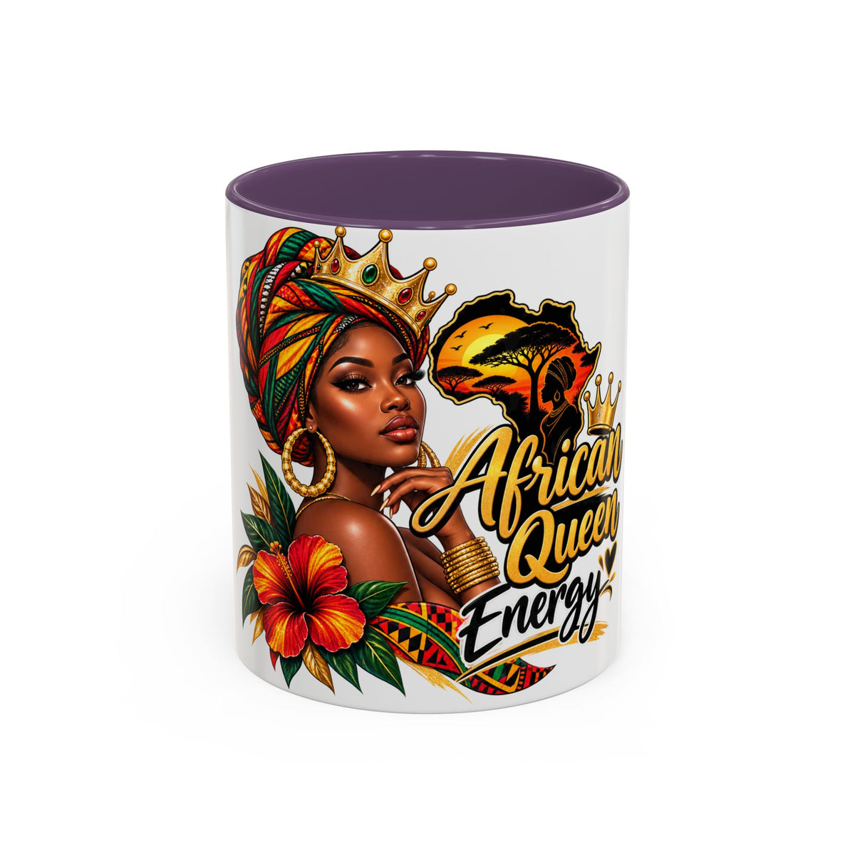African Queen Energy Accent Coffee Mug – 11/15oz
