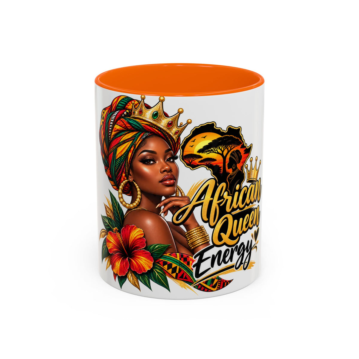 African Queen Energy Accent Coffee Mug – 11/15oz