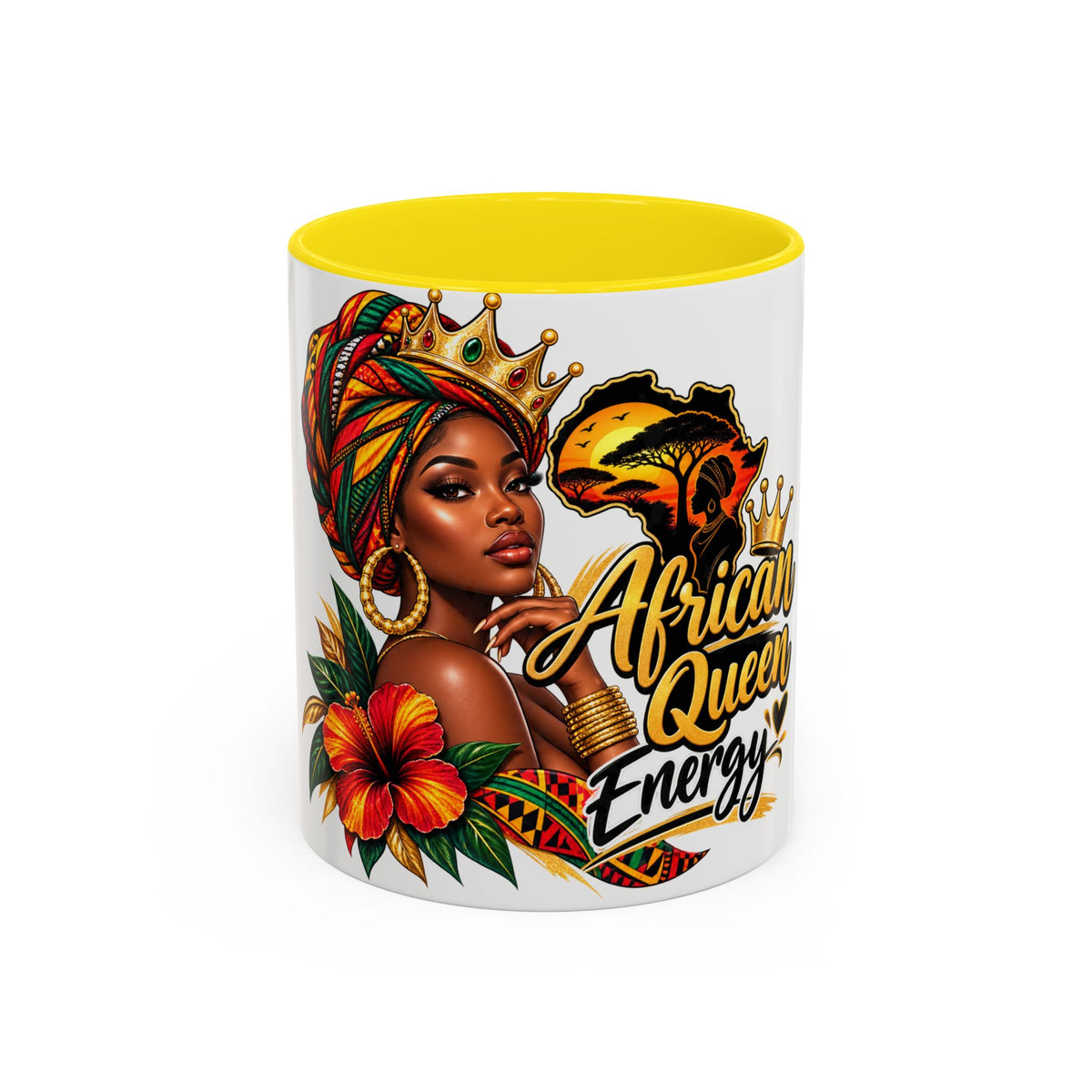 African Queen Energy Accent Coffee Mug – 11/15oz