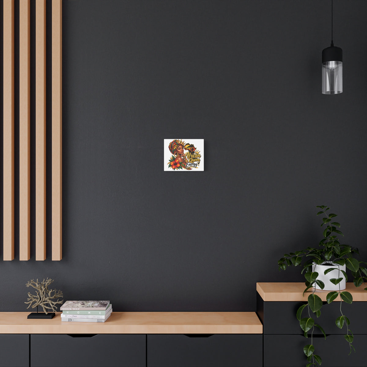 African Queen Energy Matte Canvas Wall Art
