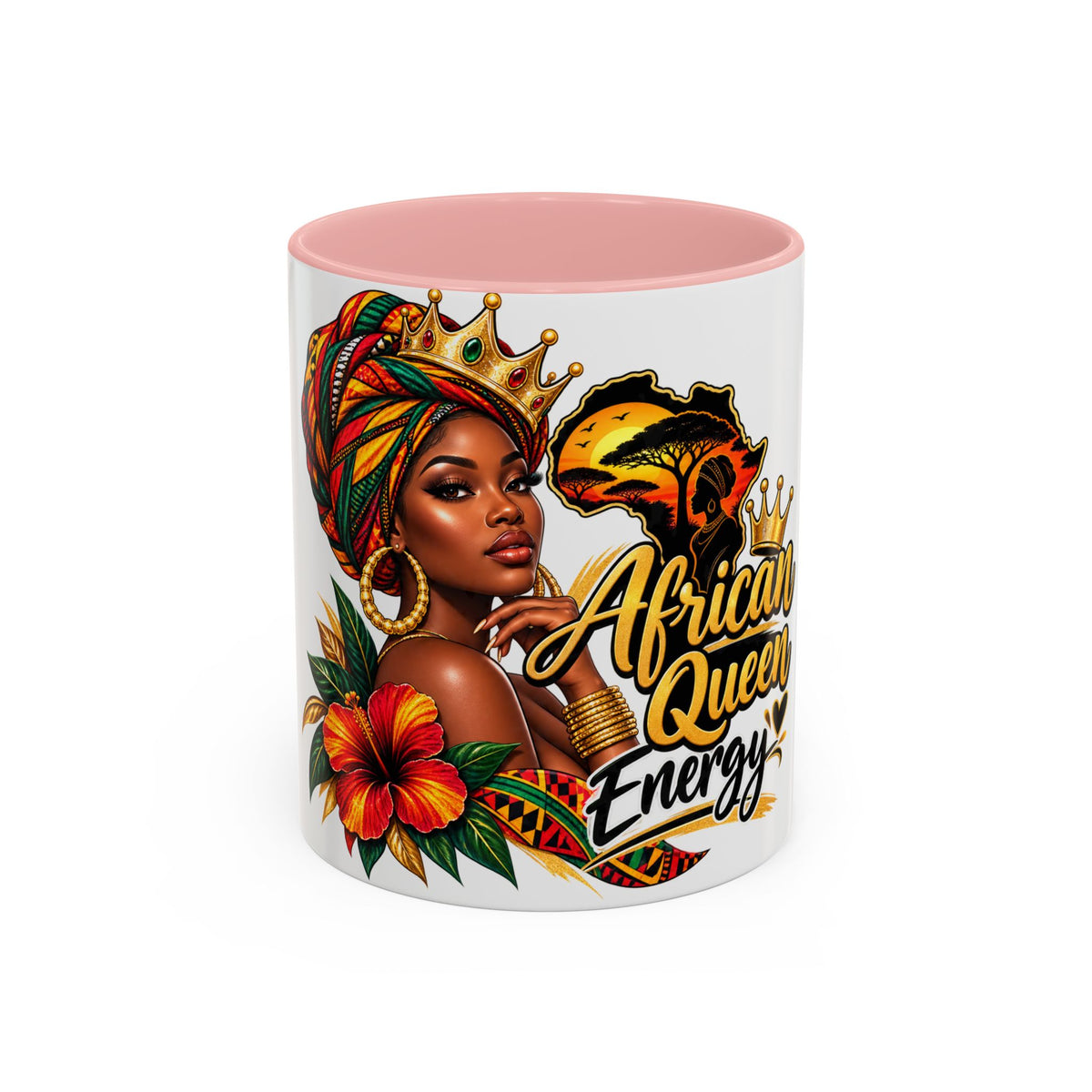 African Queen Energy Accent Coffee Mug – 11/15oz