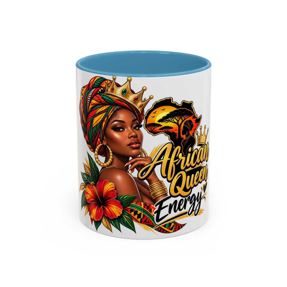 African Queen Energy Accent Coffee Mug – 11/15oz