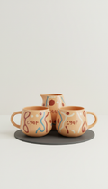 Ceramic Apricot Mug Set